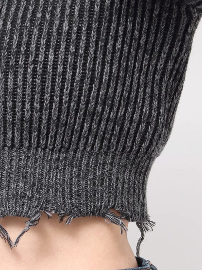 EMODA ダメージニットフーディ