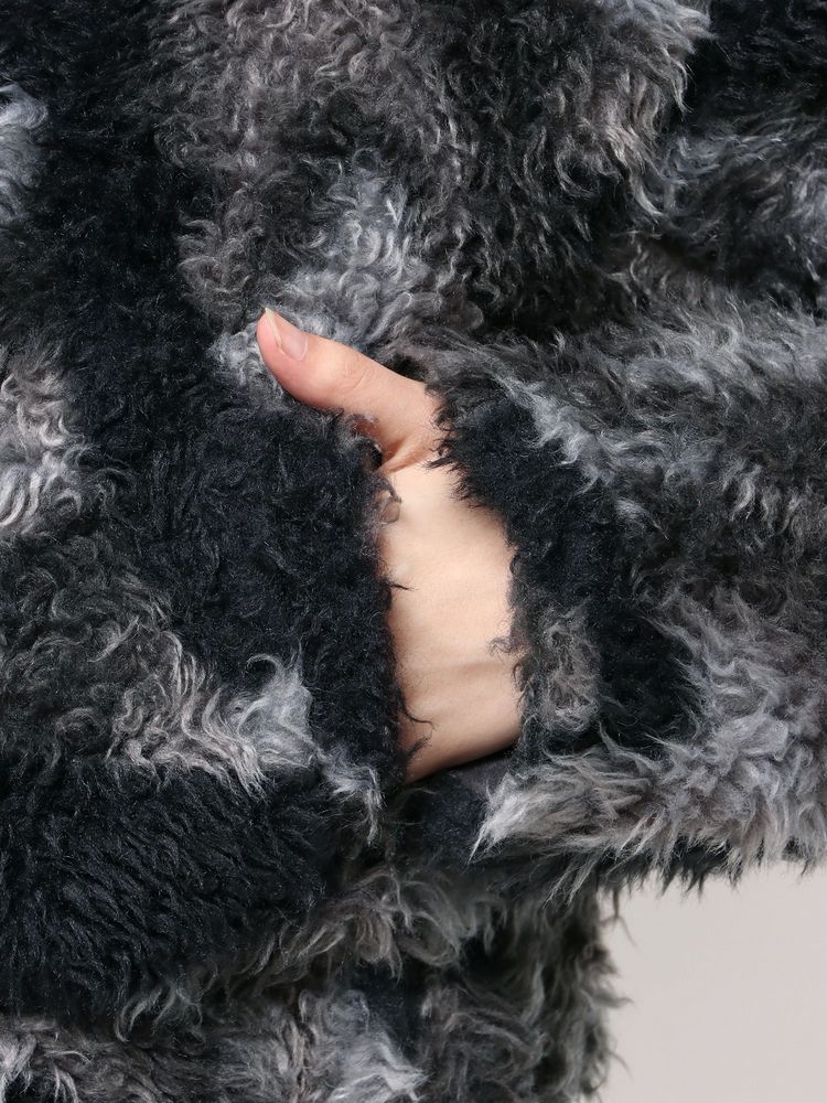 EMODA シングルミニボアブルゾン