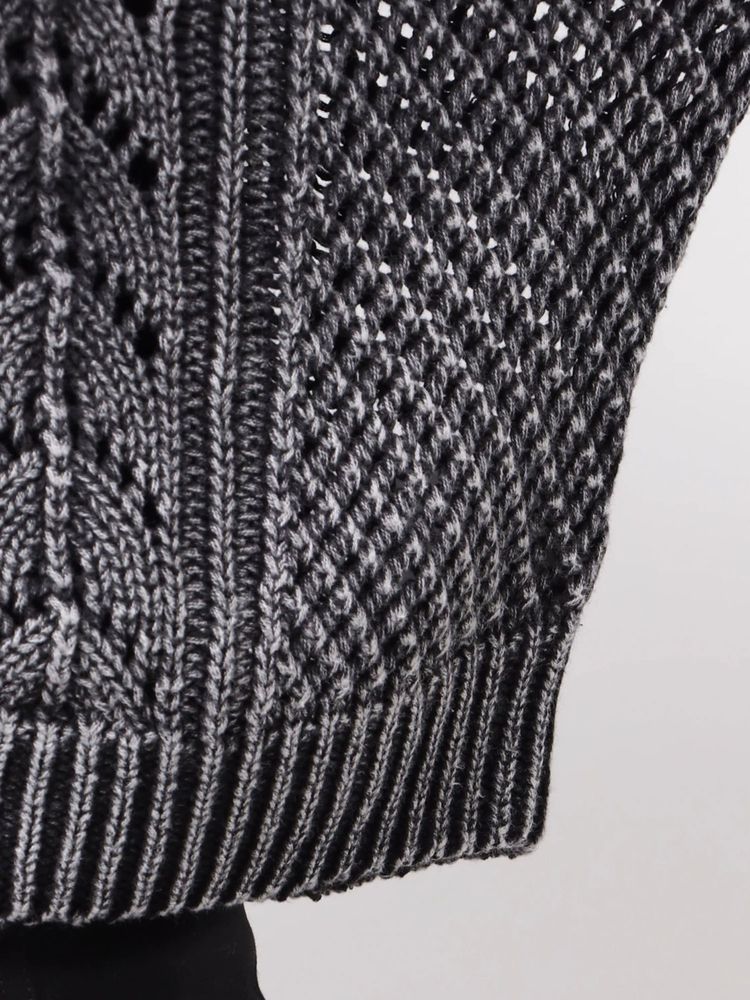 GYDA 2WAY メッシュブリーチニットトップス