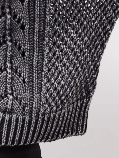 GYDA 2WAY メッシュブリーチニットトップス