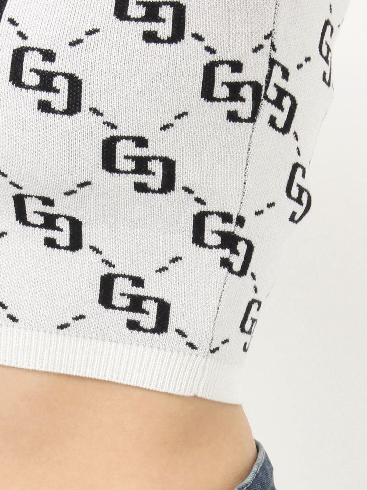 GYDA GG jacquard ラメニットTOPS