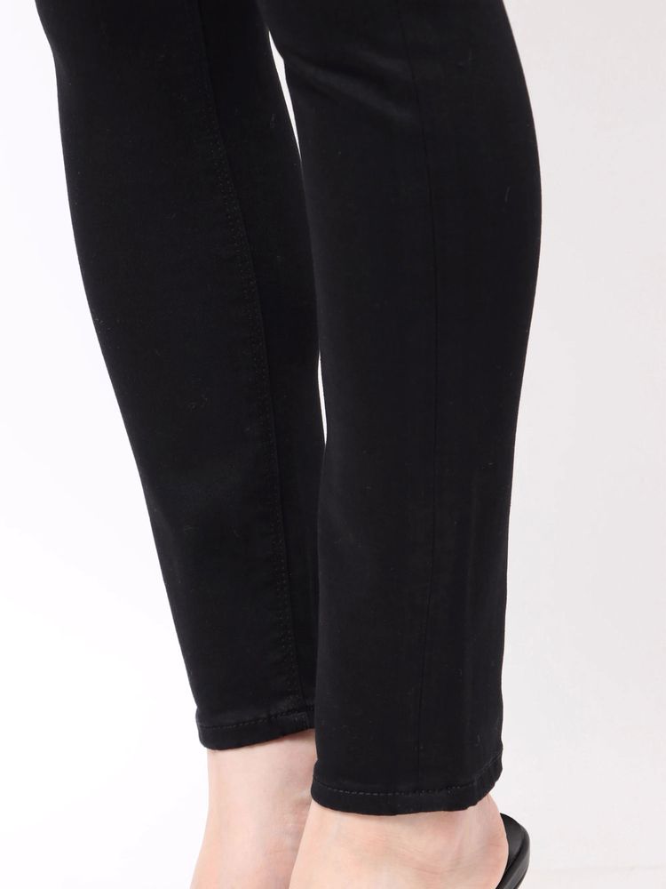 GYDA ミドルウエスト SIDE RIPPEDカラースキニーパンツ