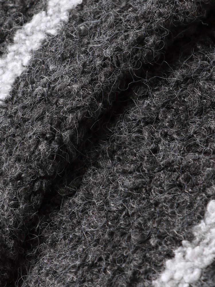 EVRIS オーバーサイズフードニットトップス