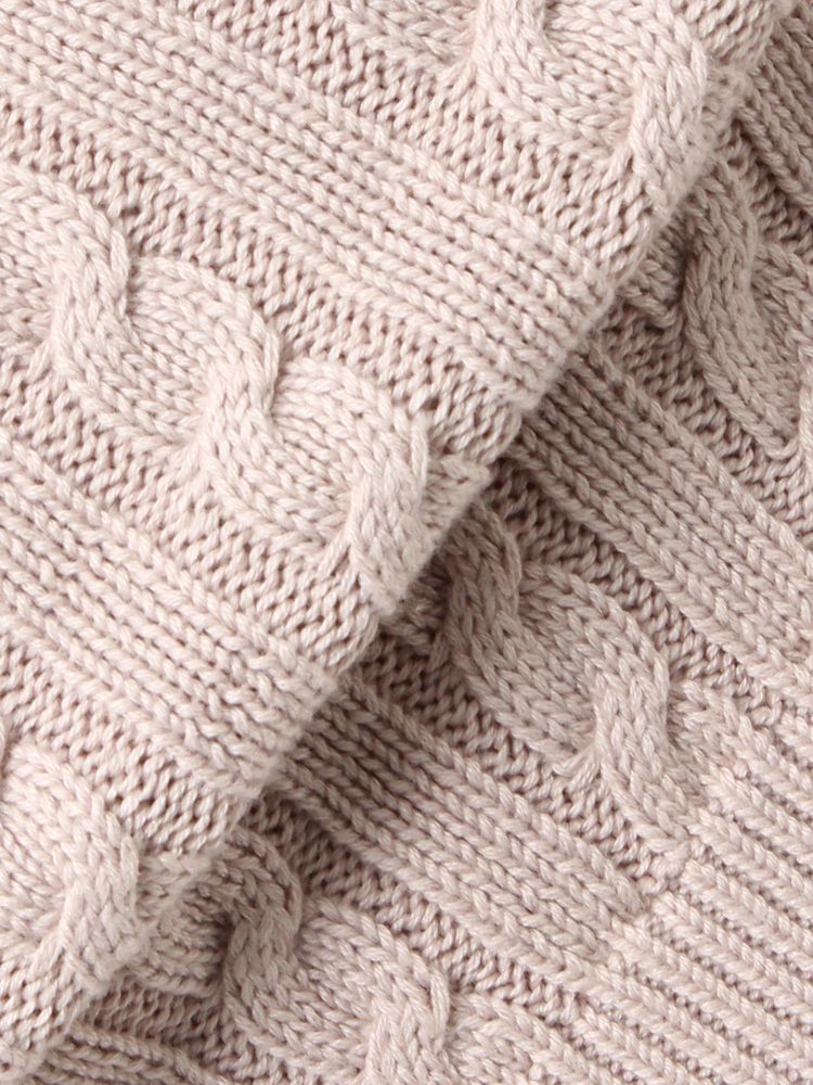 RESEXXY シャツドッキングケーブルニットトップス