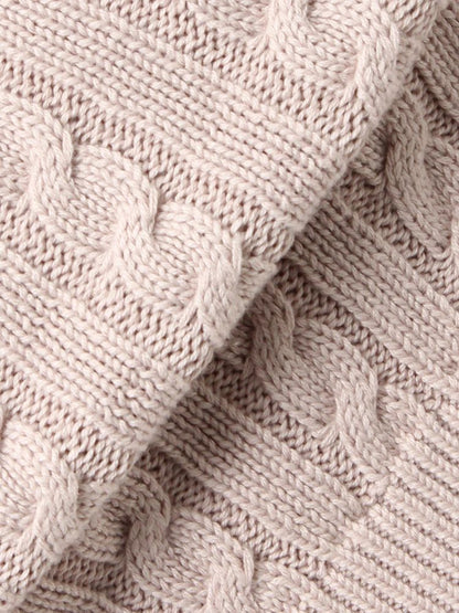 RESEXXY シャツドッキングケーブルニットトップス