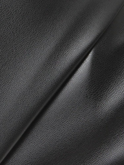 GYDA GG drawstring fake leather ショートパンツ