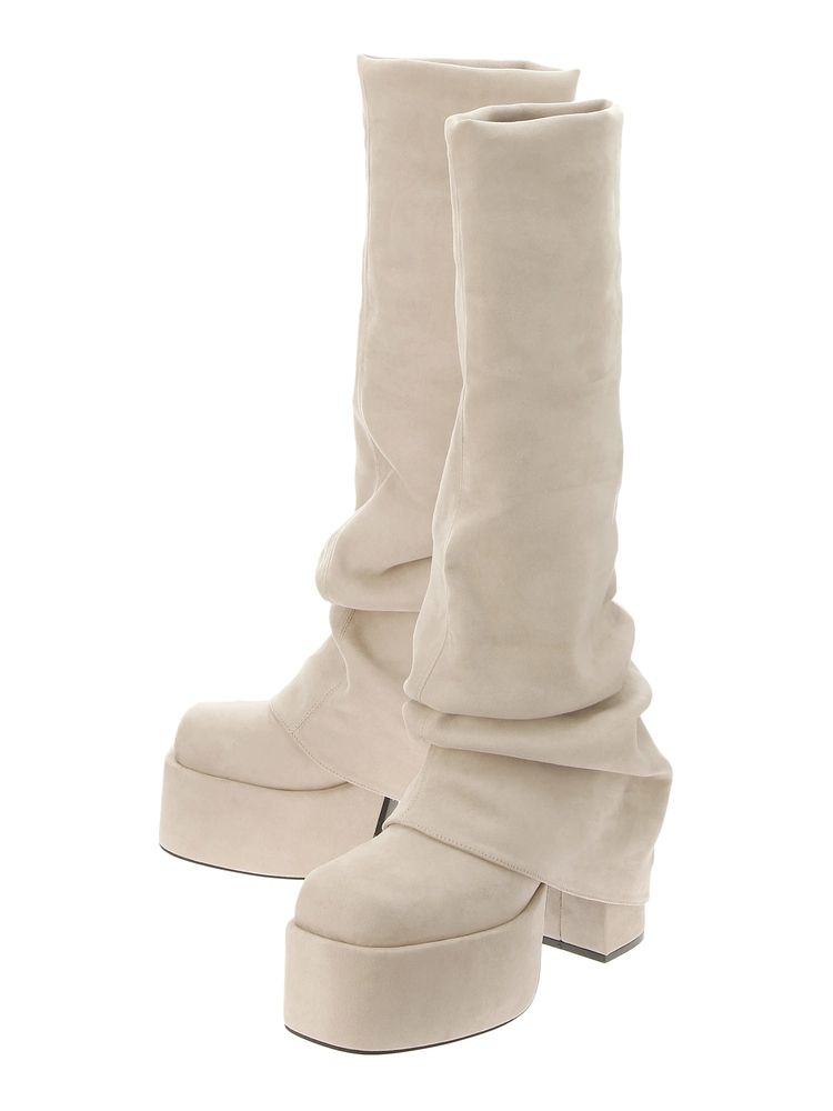 EMODA ルーズフレアカバーフィットブーツ – CROCHU