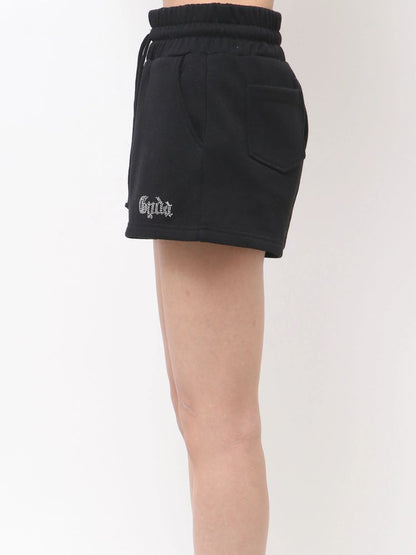 GYDA ラインストーンGYDAラメショートパンツ