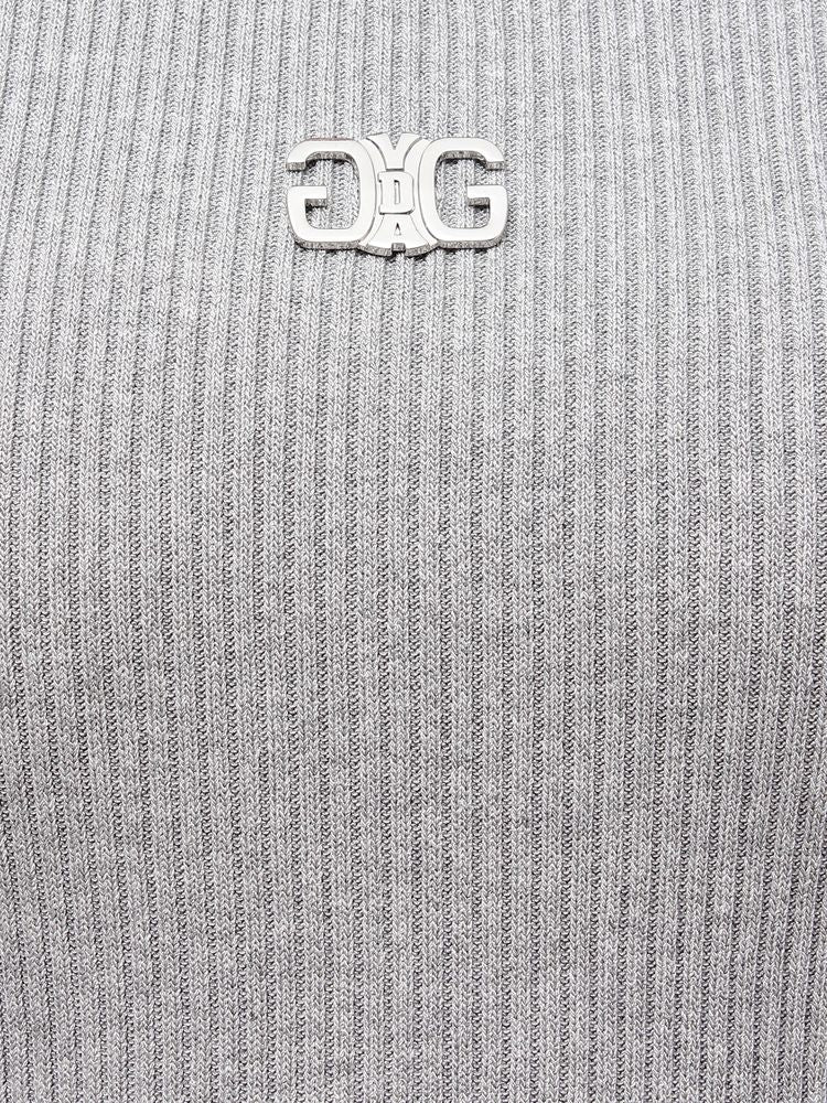 GYDA Symmetry GYDA プレート long sleeve ニットロングワンピース