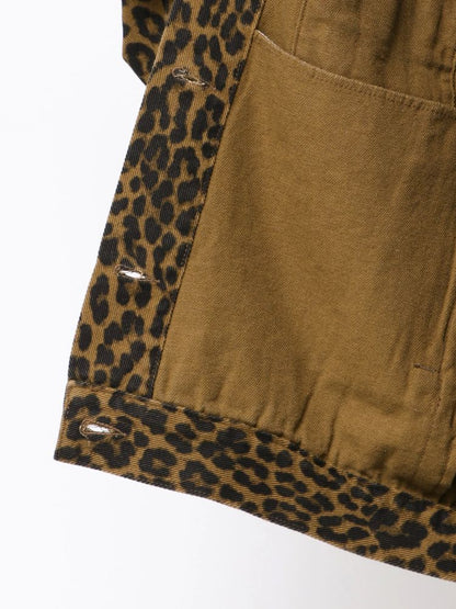 EMODA オーバーポケットレオパードブルゾン