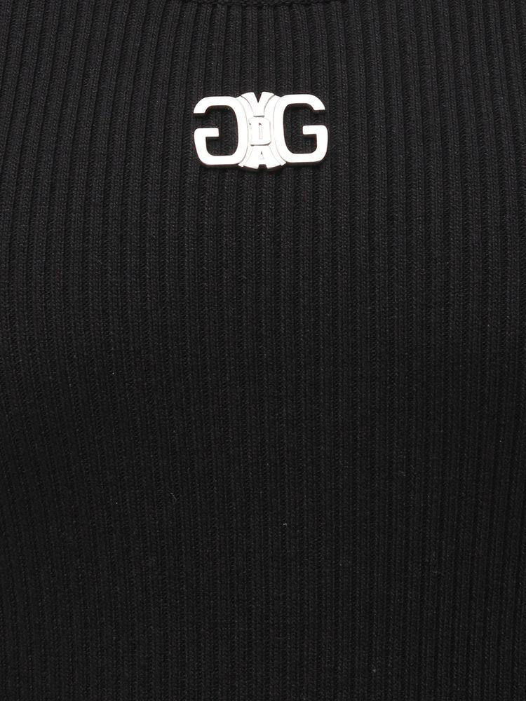 GYDA Symmetry GYDA プレート long sleeve ニットロングワンピース