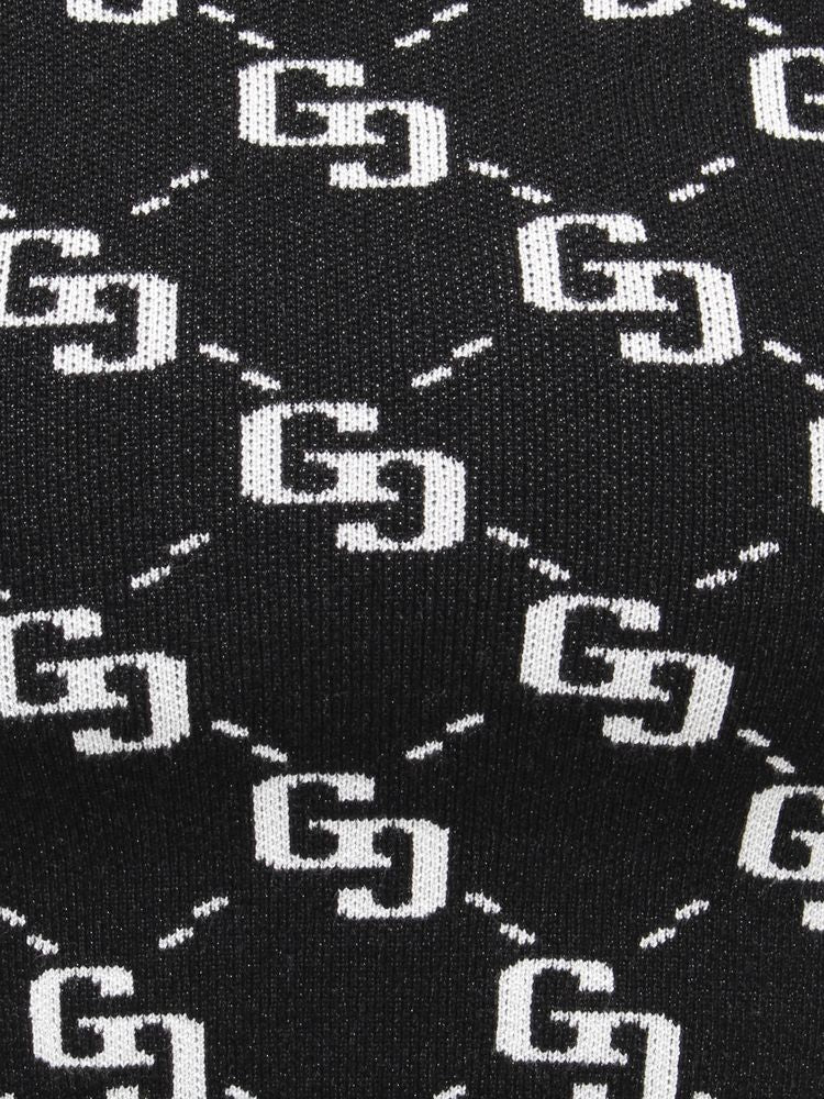 GYDA GG jacquard ラメニットTOPS