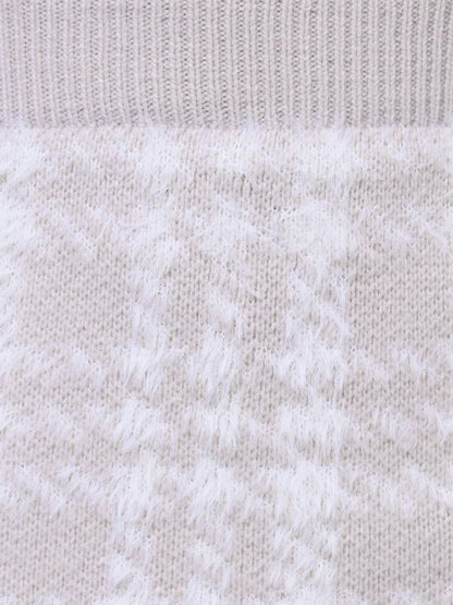 GYDA シャギーCHECK PATTERN MIXニットスカートライクショートパンツ【SETUP着用可】