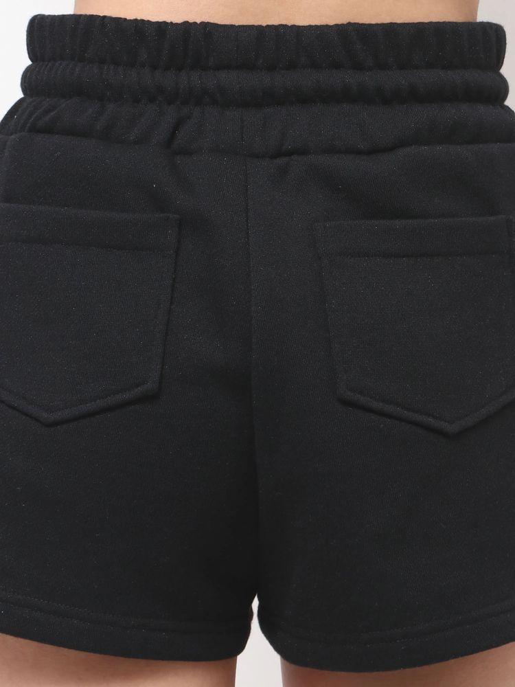GYDA ラインストーンGYDAラメショートパンツ