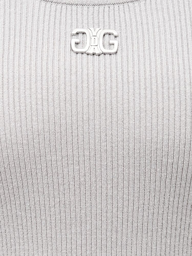 GYDA Symmetry GYDA プレート long sleeve ニットワンピース