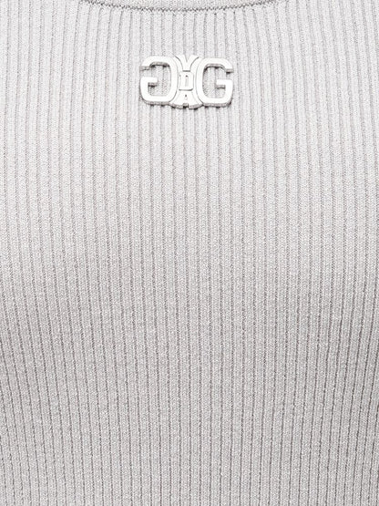 GYDA Symmetry GYDA プレート long sleeve ニットワンピース