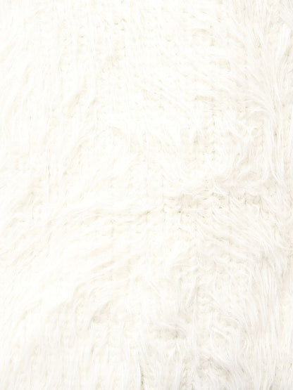 GYDA 2way シャギーチョーカーニットトップス