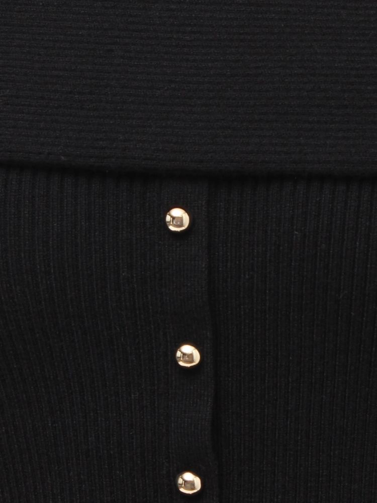 RESEXXY オフショルペプラムニットトップス