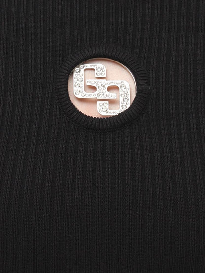 GYDA GG bijou MOLD long sleeve ニットワンピース