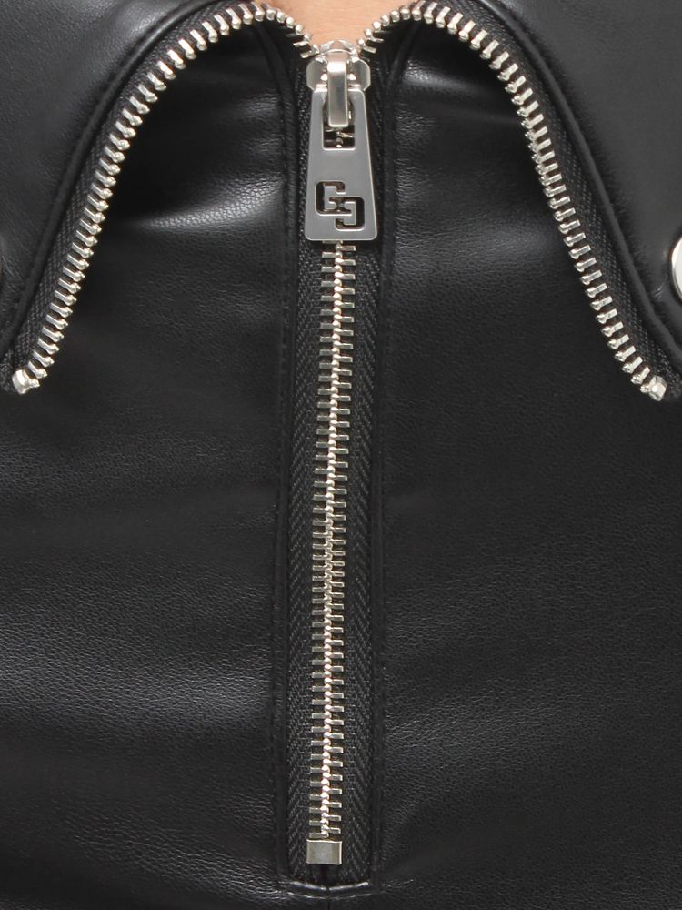 GYDA GG drawstring fake leather ショートパンツ