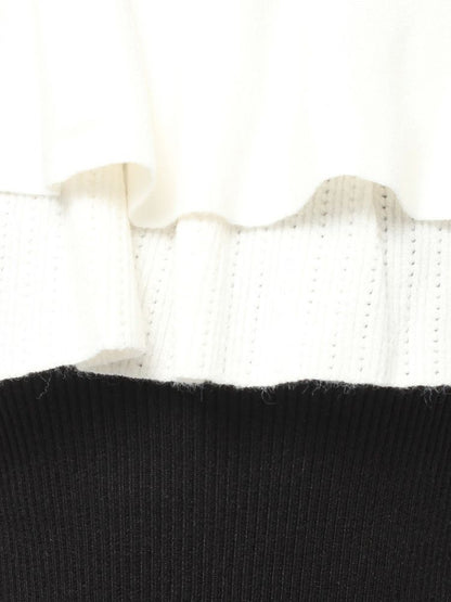 RESEXXY フリルタイトニットワンピース