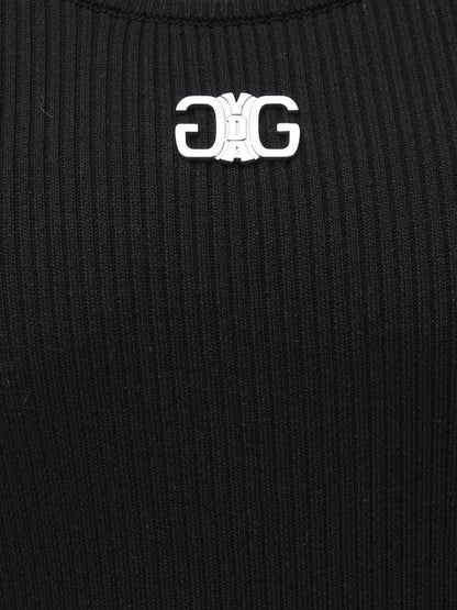 GYDA Symmetry GYDA プレート long sleeve ニットワンピース