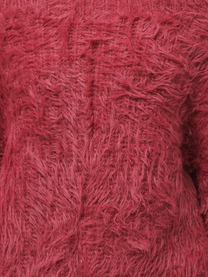 GYDA 2way シャギーチョーカーニットトップス