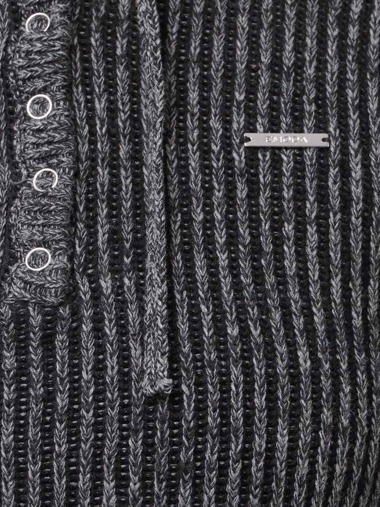 EMODA ダメージニットフーディ