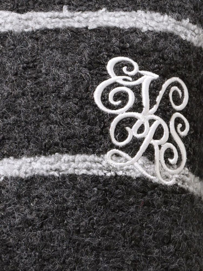 EVRIS オーバーサイズフードニットトップス