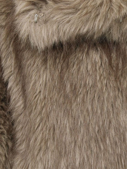 EVRIS フェイクファーショートブルゾン