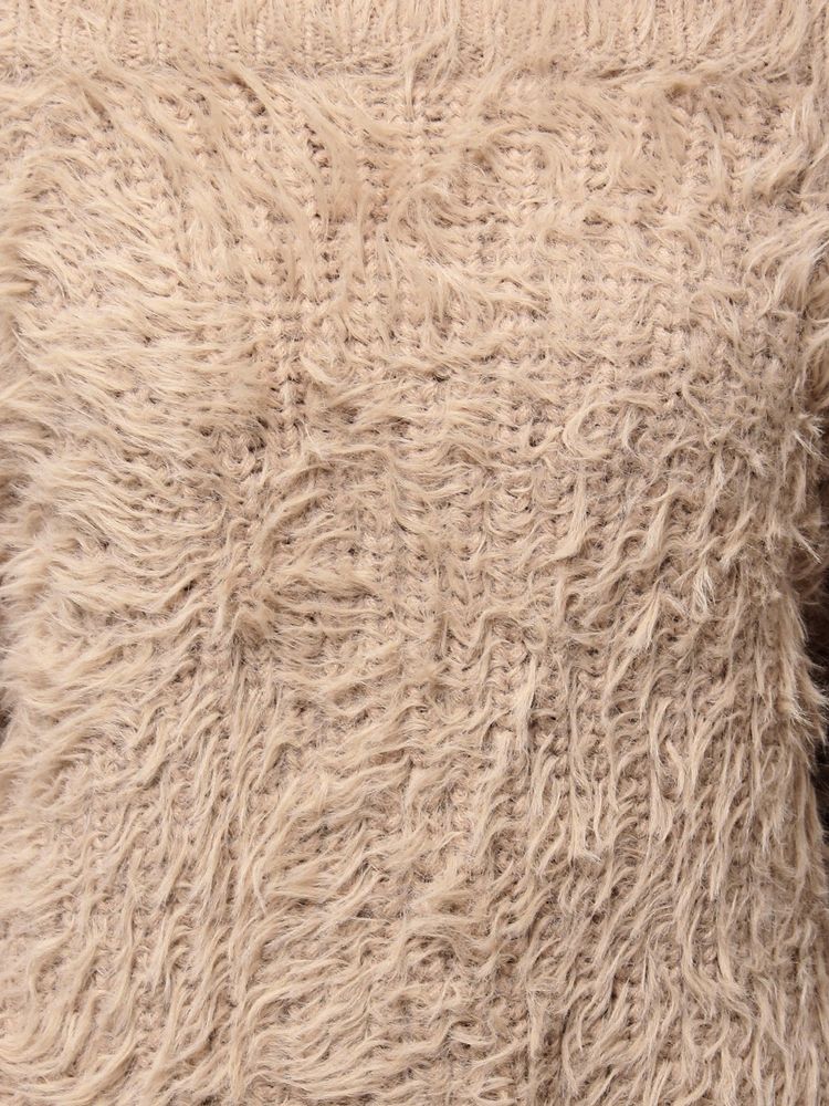 GYDA 2way シャギーチョーカーニットトップス