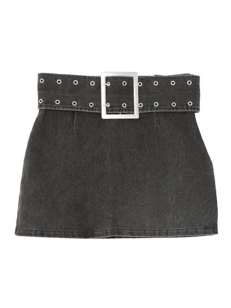 EVRIS タイトワイドベルトミニスカート