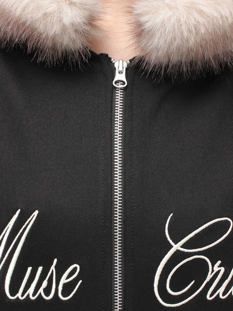 EVRIS オーバーサイズZIP UP フーディー