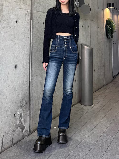 EMODA バックレースアップハイウエストパギンス