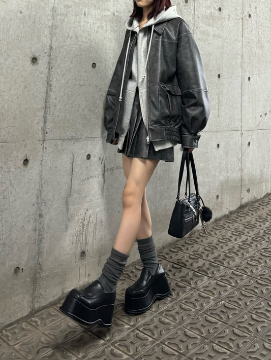 EMODA オーバージップフーディー