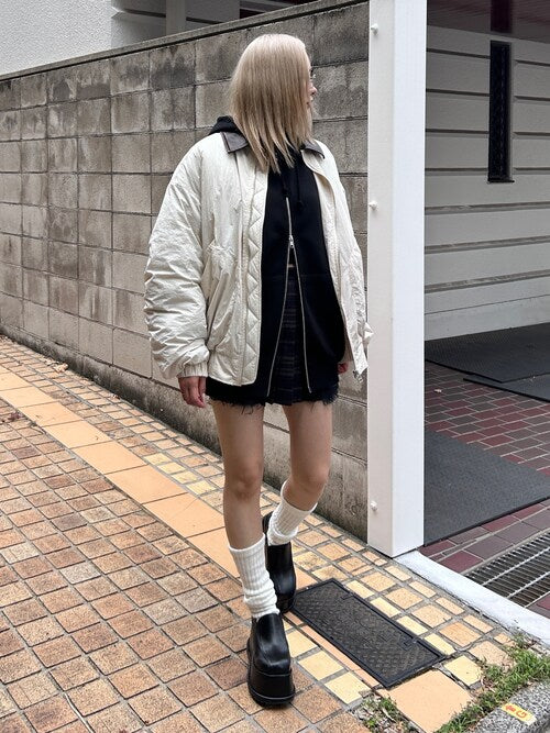 EMODA オーバーカラーボンバージャケット