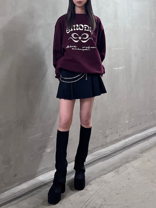 EMODA レイヤーチェーンベルトスカート