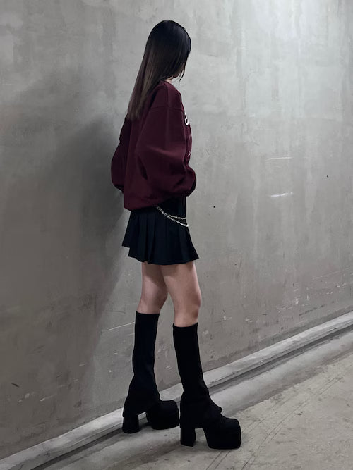 EMODA レイヤーチェーンベルトスカート