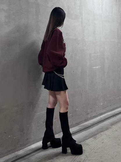 EMODA レイヤーチェーンベルトスカート