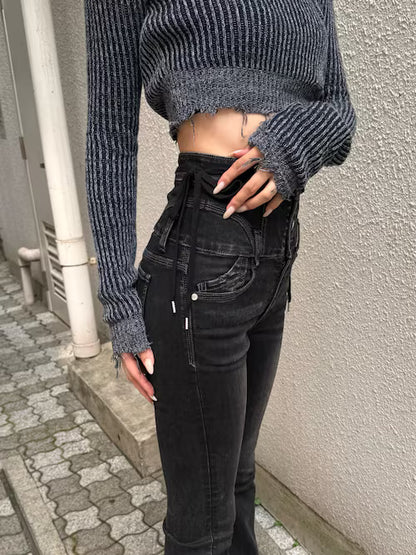 EMODA ダメージニットフーディ