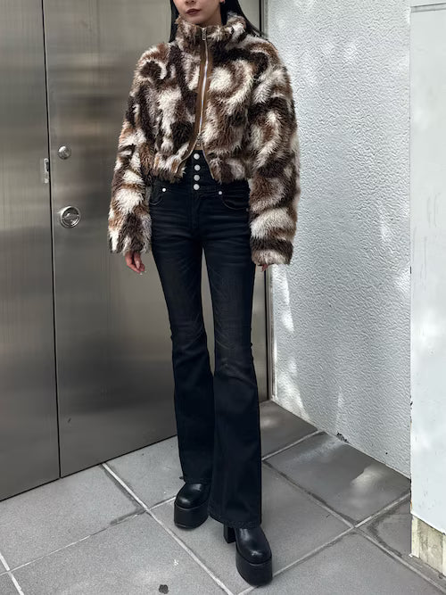 EMODA シングルミニボアブルゾン