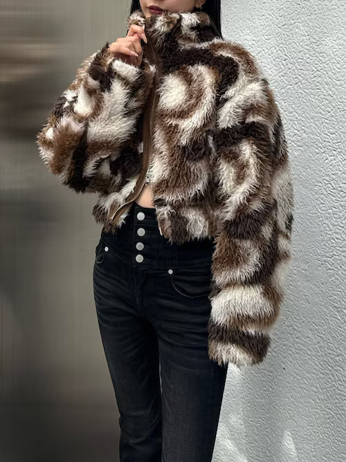 EMODA シングルミニボアブルゾン