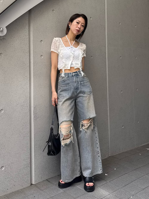 EMODA ラッフルカットツインセット