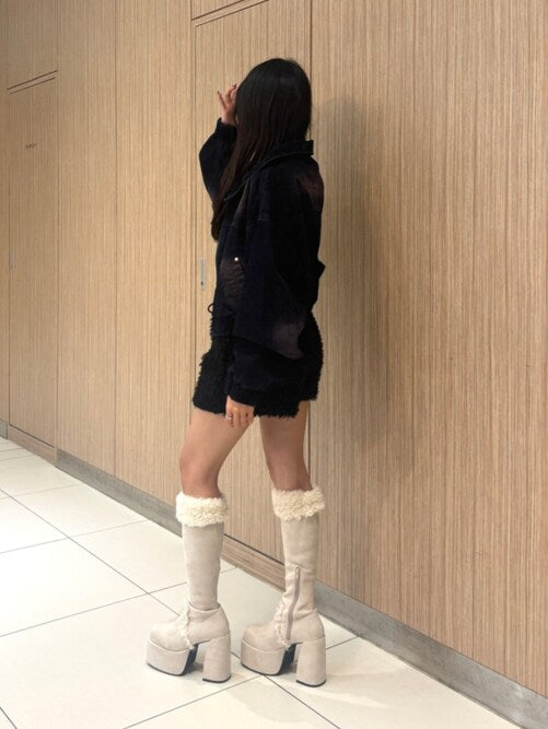 EMODA ムートンプランプフィットブーツ
