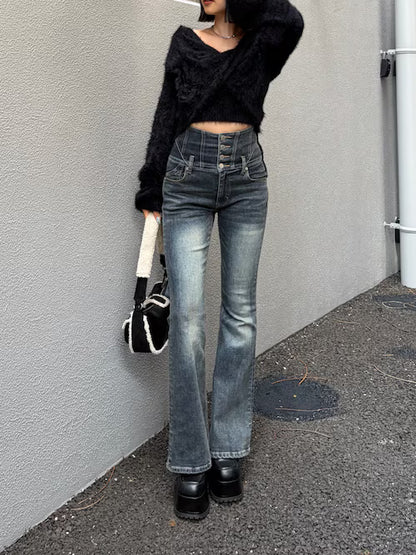 EMODA ショルダースキンクロップ2WAYニット