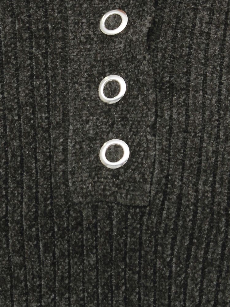 EVRIS モールオフショルニットトップス