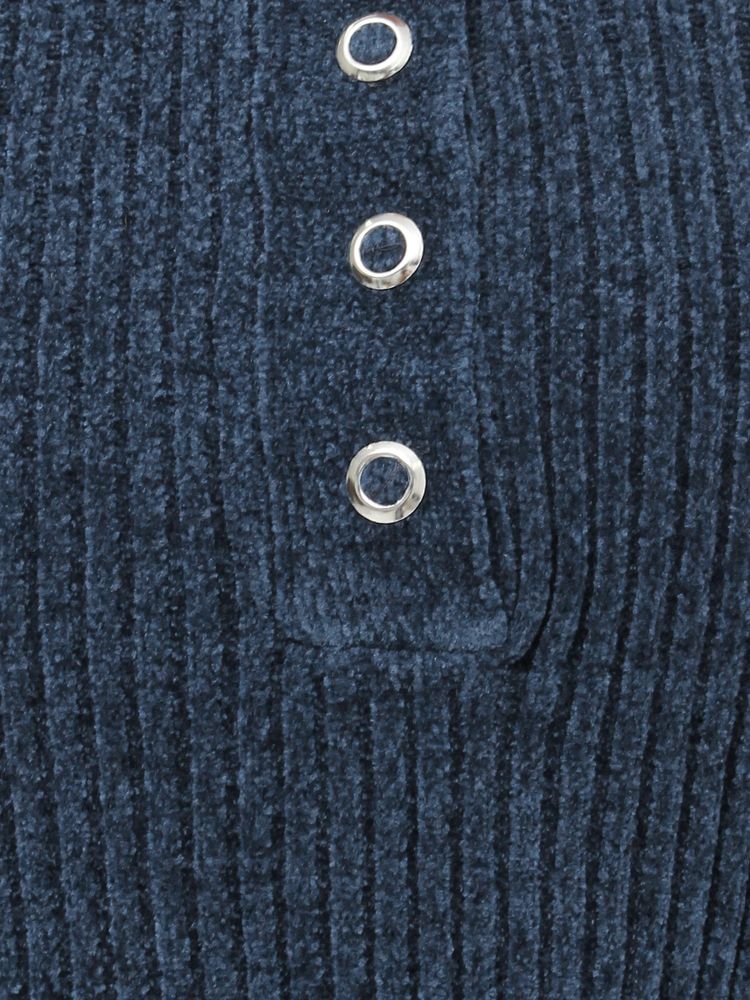 EVRIS モールオフショルニットトップス