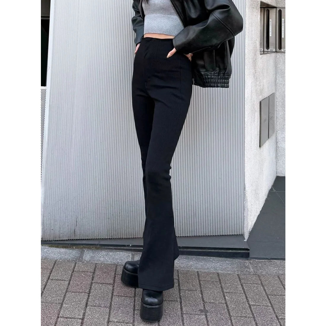 EMODA ストレッチリブパンツ
