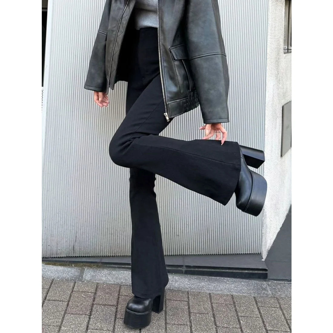 EMODA ストレッチリブパンツ