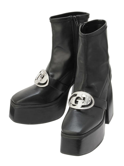 GYDA GD bijou 2WAY チャンキーショートブーツ